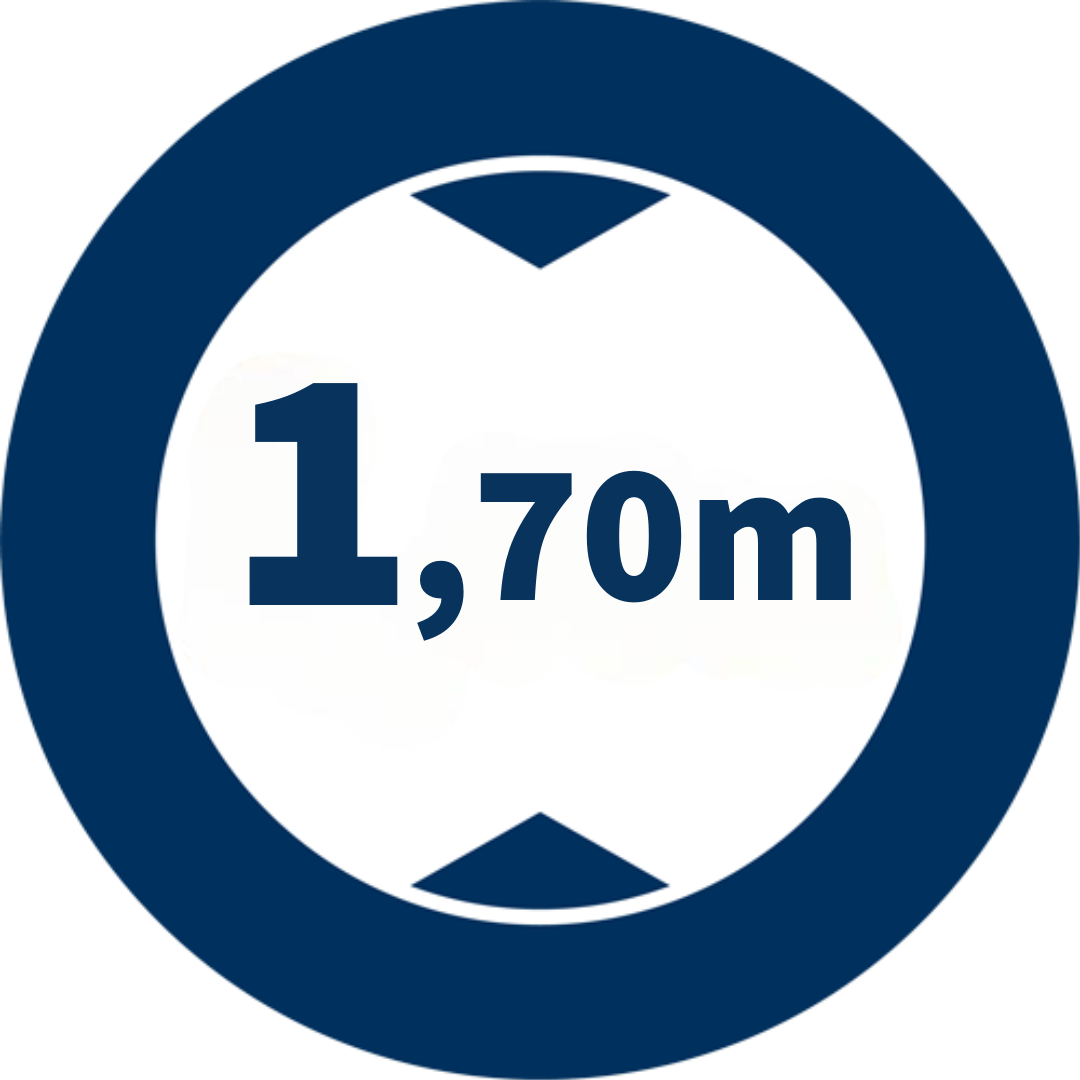 Einfahrtshöhe 170cm