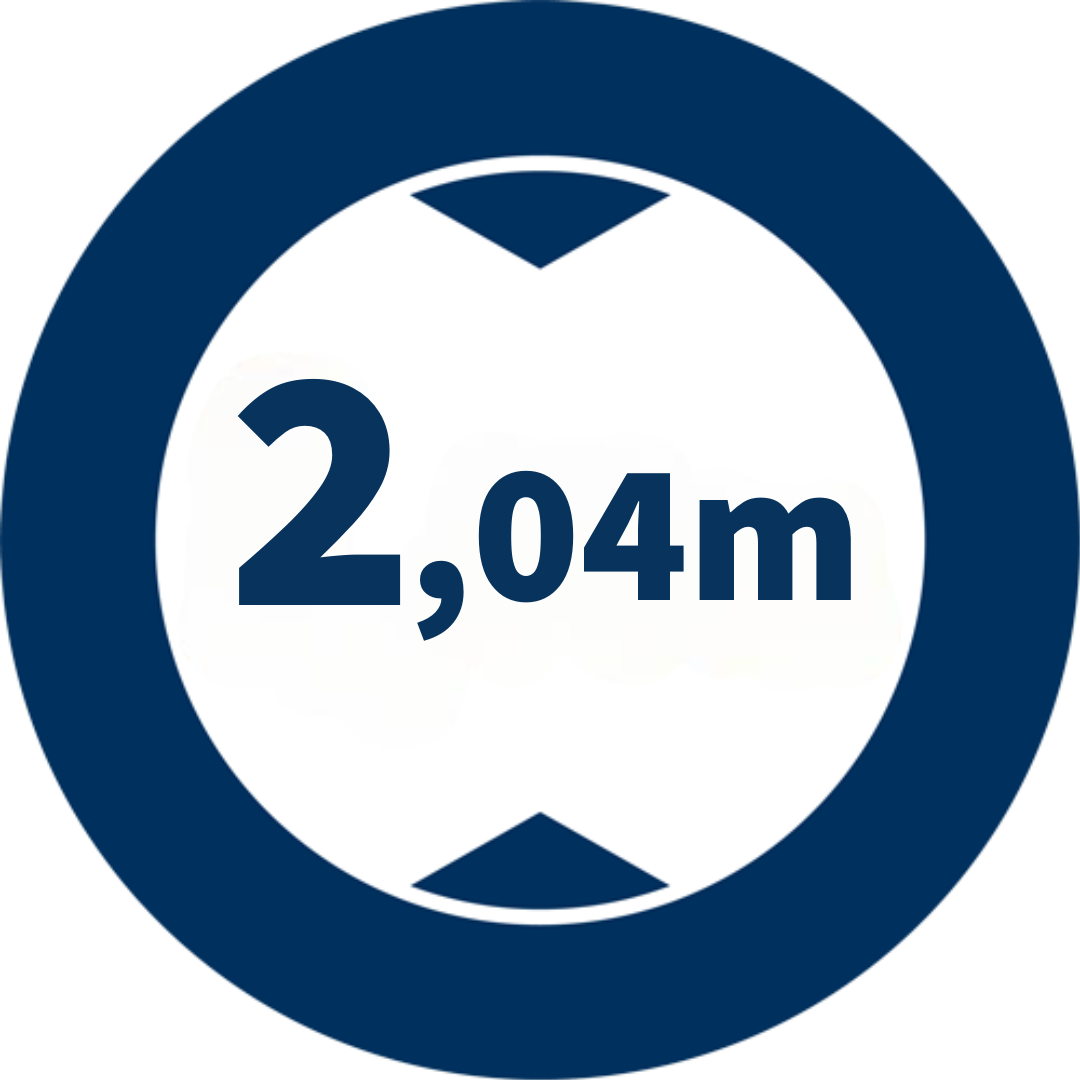 Einfahrtshöhe 204cm