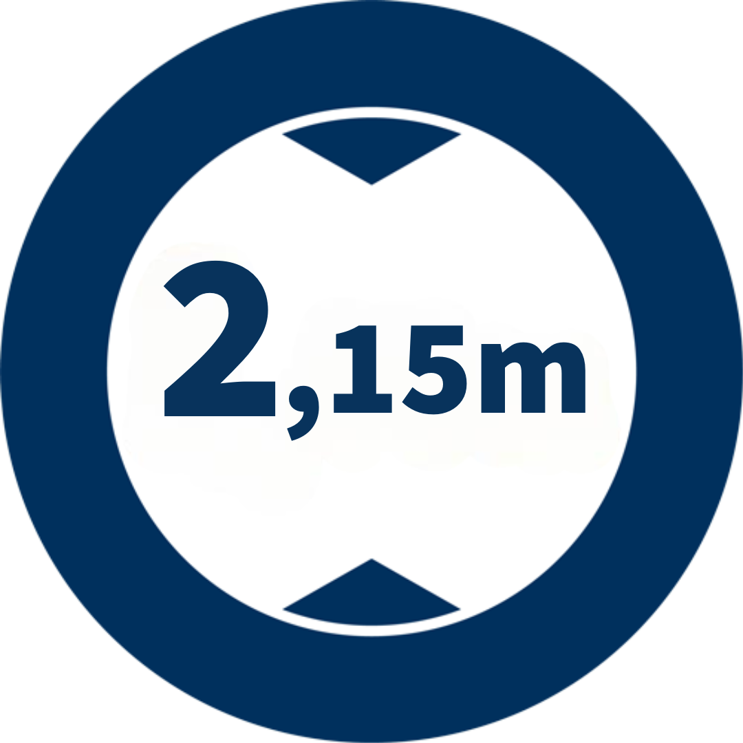 Einfahrtshöhe 215cm