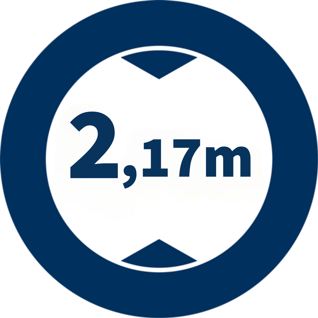 Einfahrtshöhe 217cm