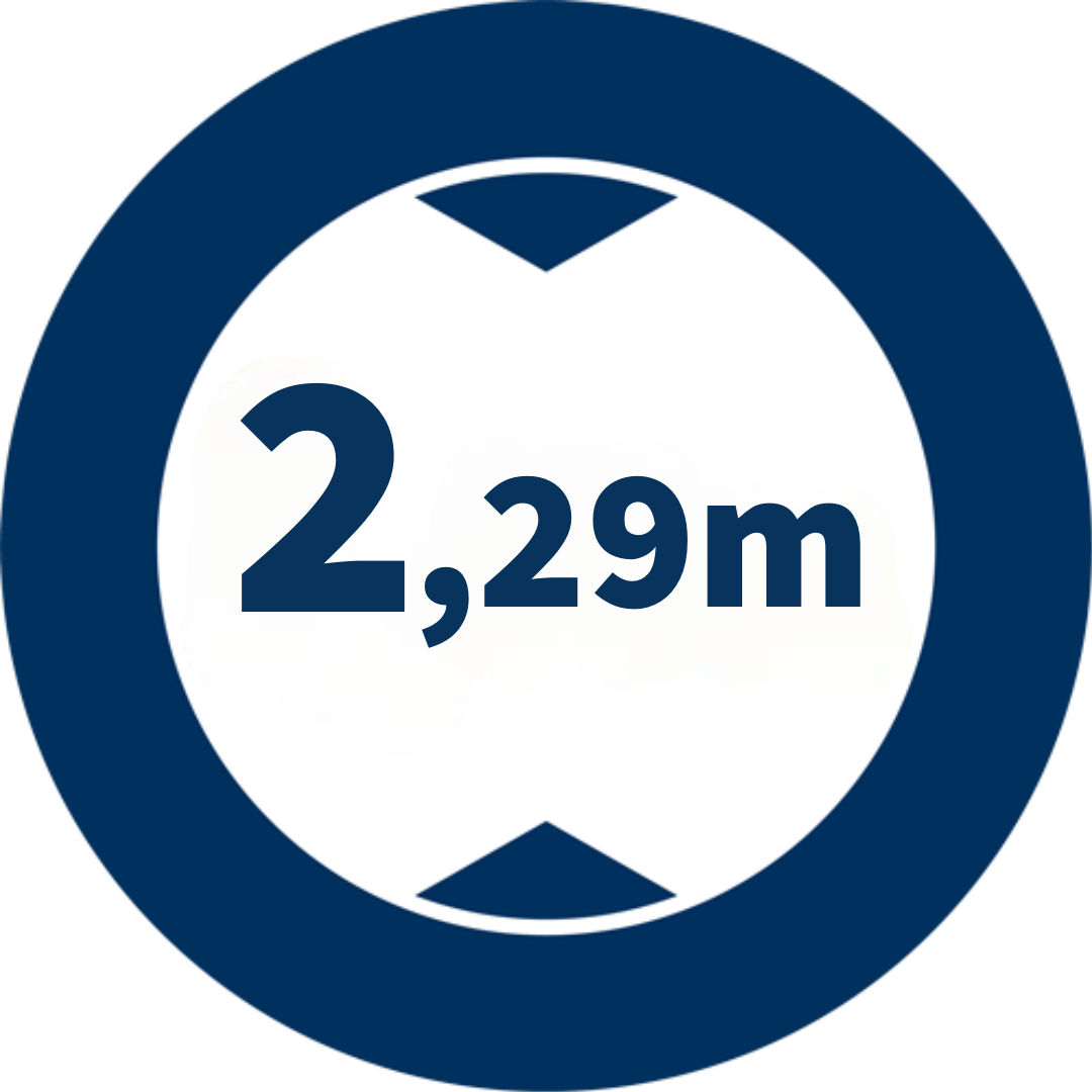 Einfahrtshöhe 229cm