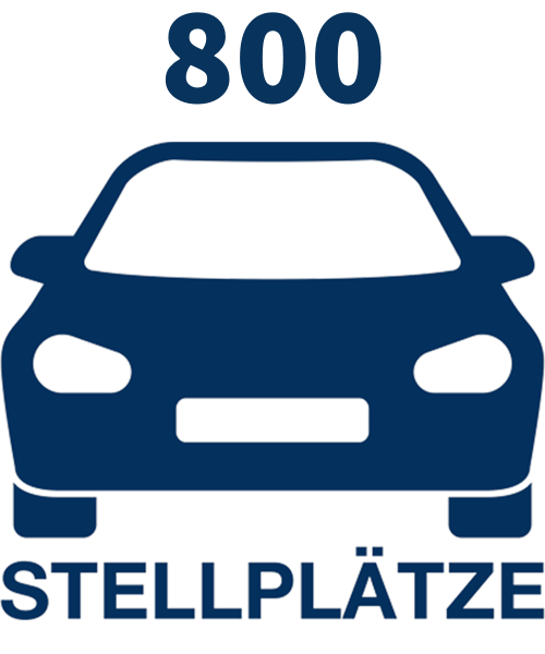 Stellplatzanzahl 800